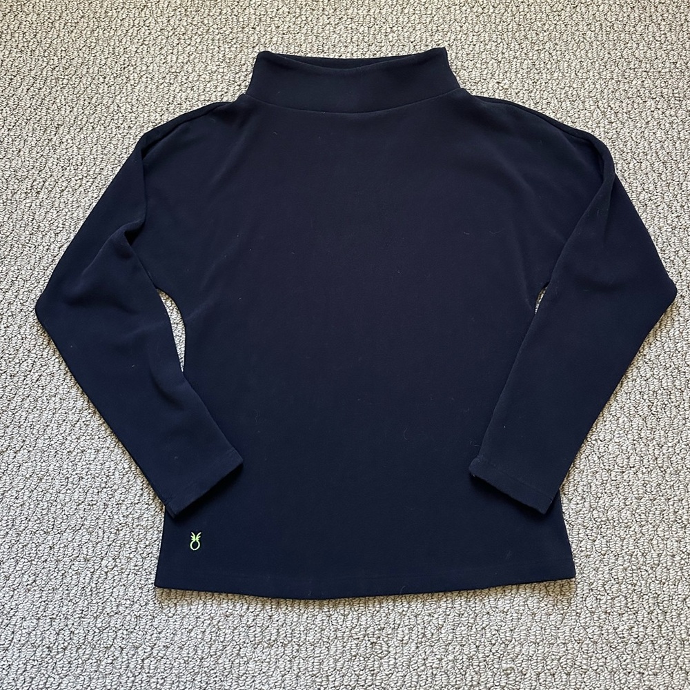 Dudley Stephens Taylor Tunic Fleece in Black Sz XS EUC